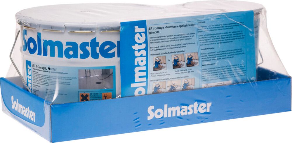 Epoksimassa Solmaster EP1 Garage 12 kg Keskiharmaa