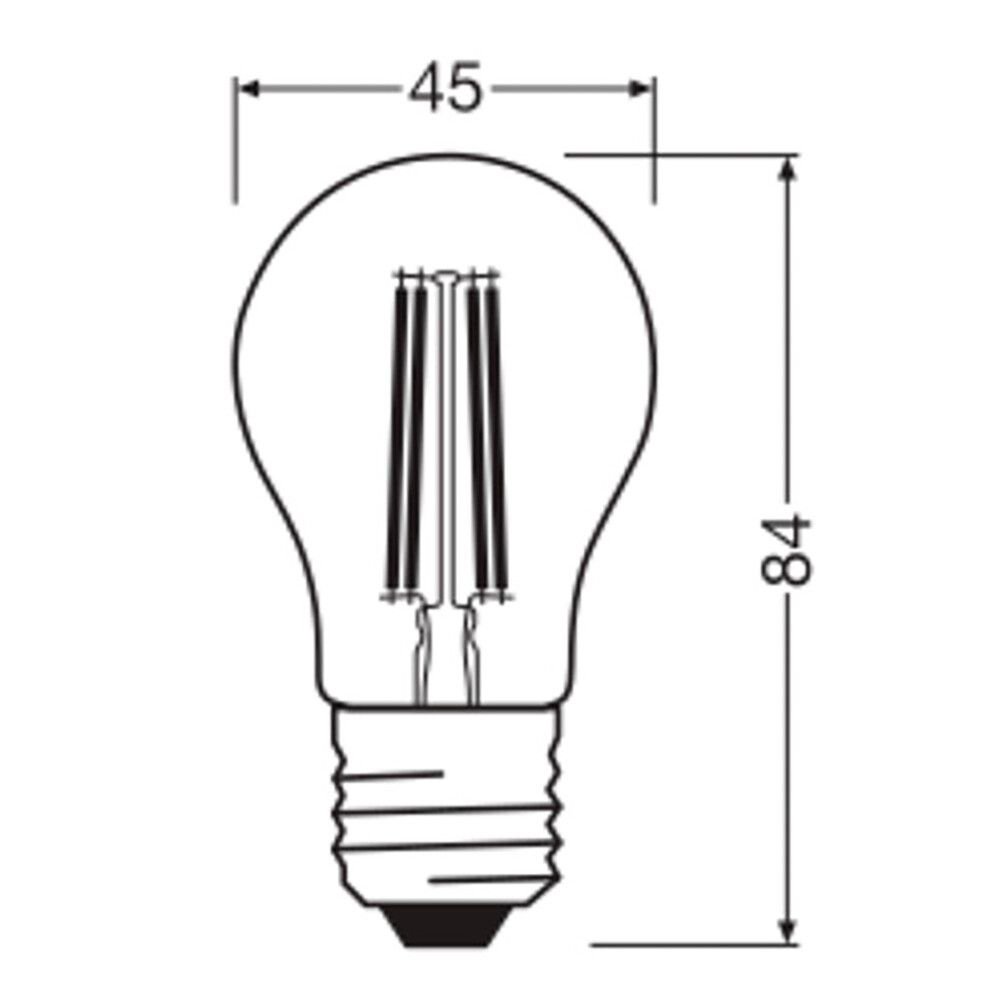 LED-lamppu Osram Star Classic P40 E27 3,4 W 470 lm 6500 K kirkas 1 kpl/pkt