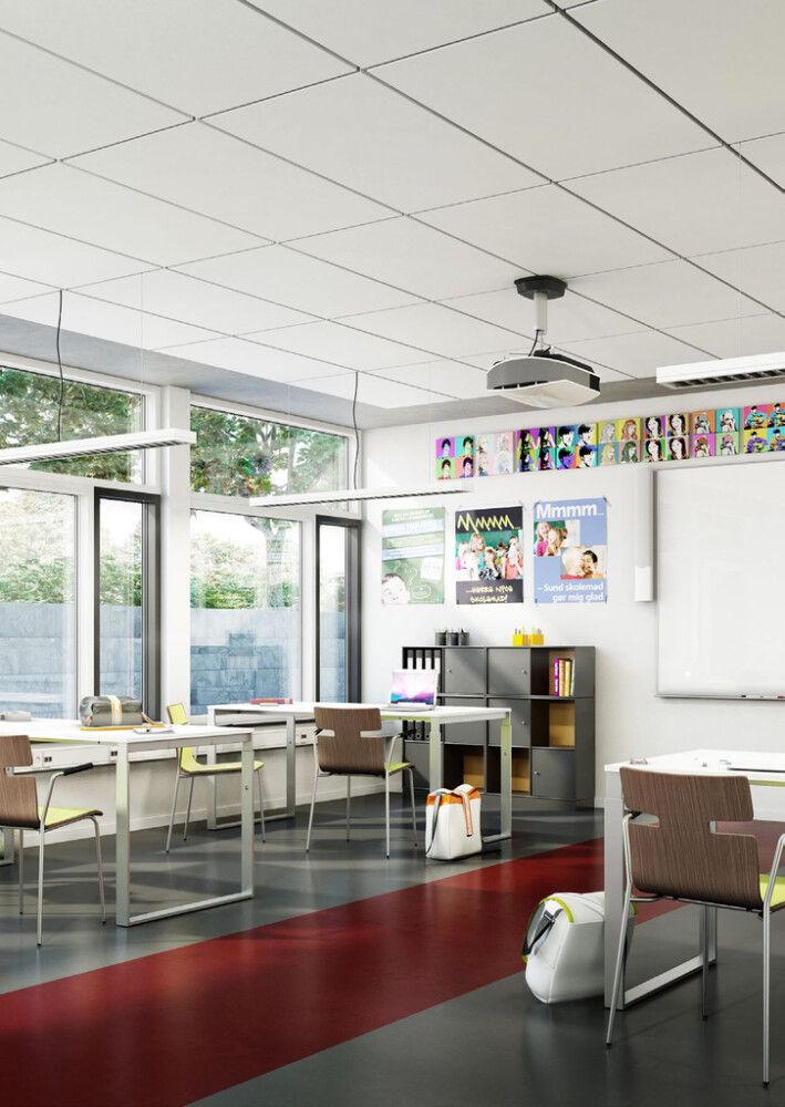 Akustiikkalevy Rockfon Koral A Sanded 600 x 600 x 40 mm