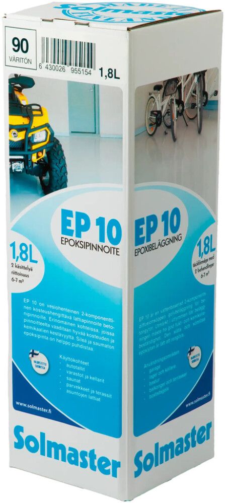 Epoksipinnoite Solmaster EP10 90 väritön