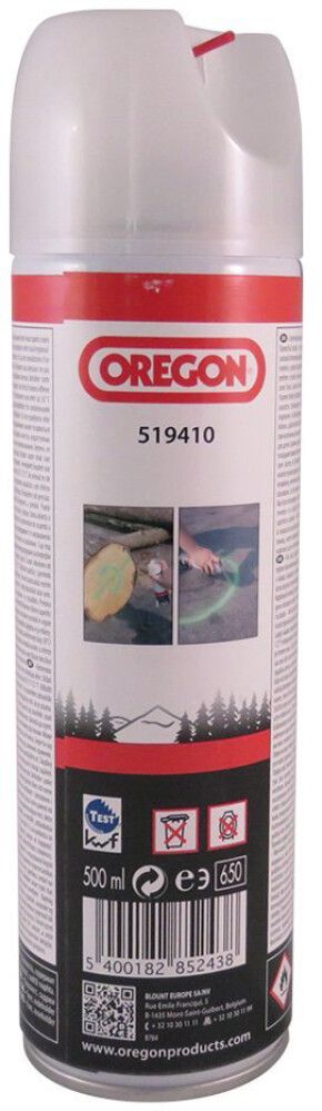 Merkkausspray Oregon punainen 500 ml