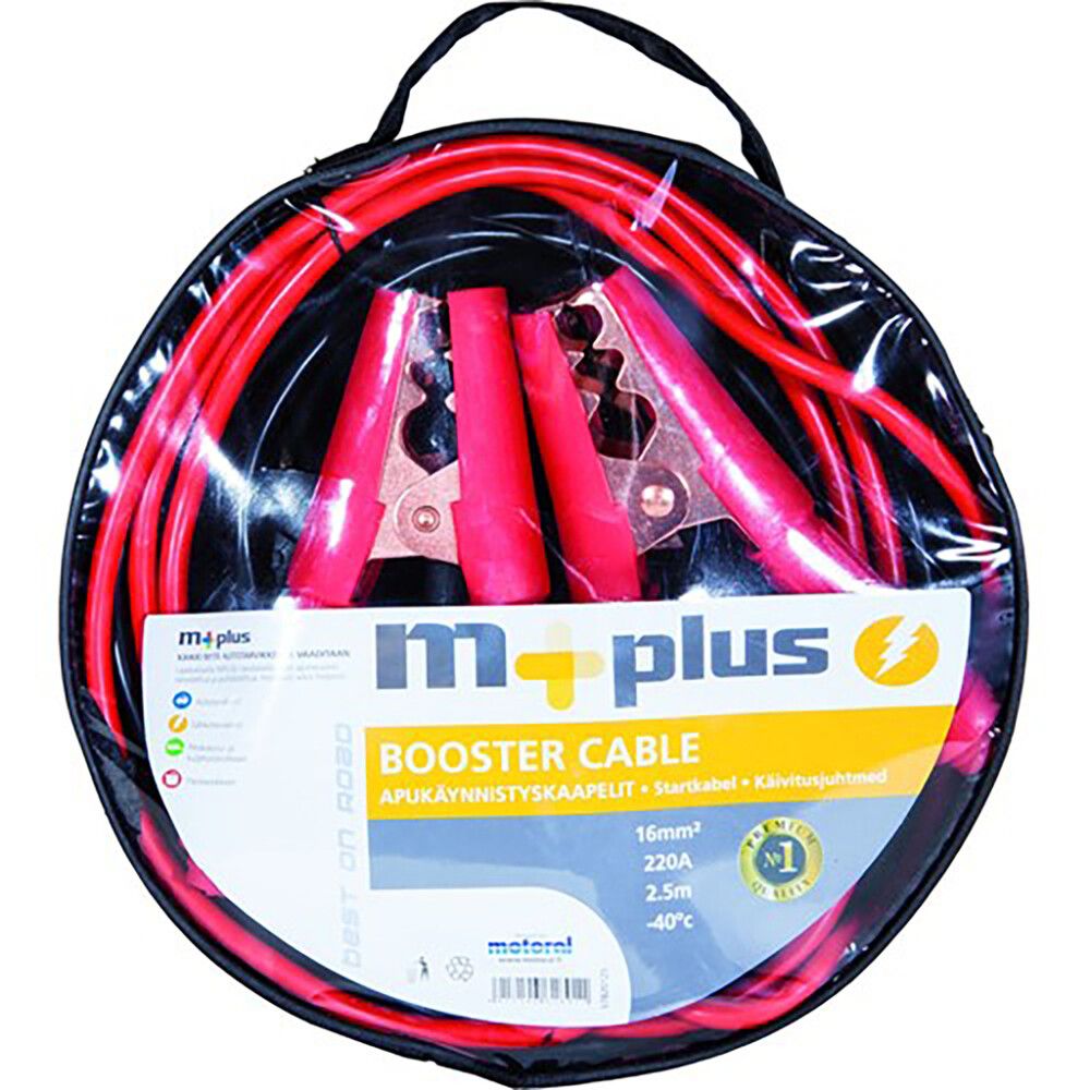 Apukäynnistyskaapelit M+ 16mm 2.5M 220A
