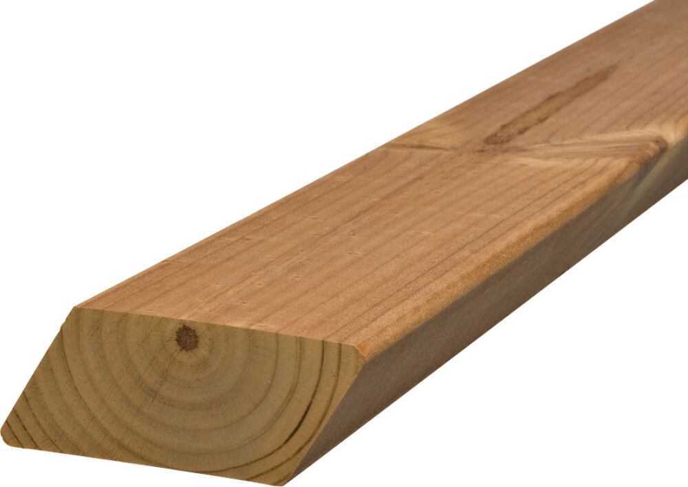 Suunnikasrima Lunawood Lämpökäsitelty A 26 x 68 mm (per metri)