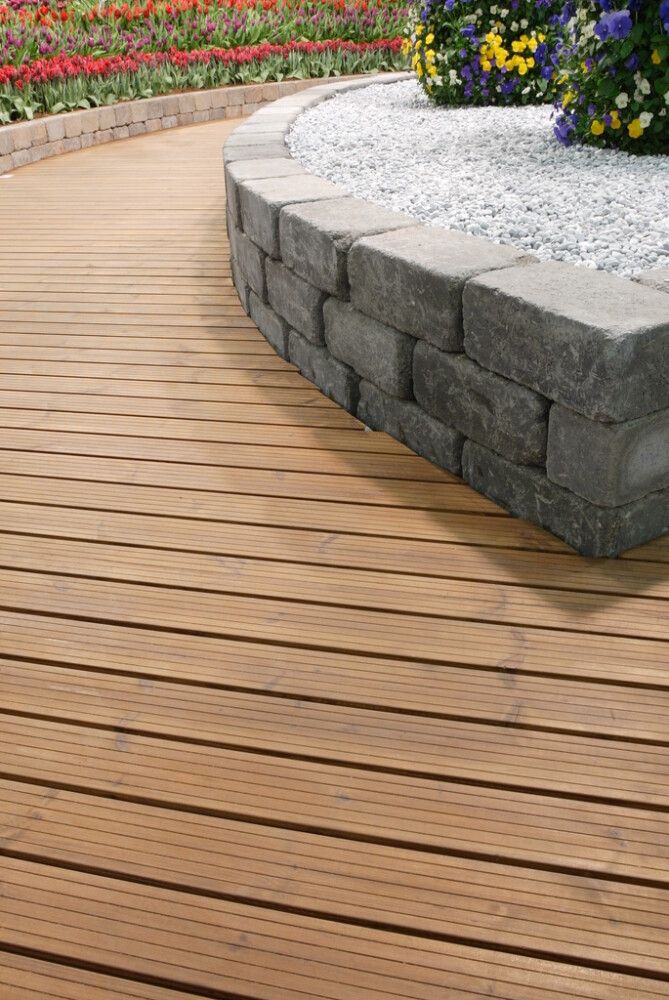Terassilauta Lunawood Luna Deck 2 Profix 2 Lämpökäsitelty A 26 x 92 mm (per metri)