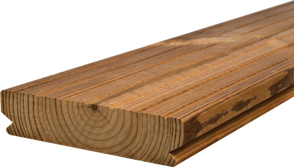 Terassilauta Lunawood Luna Deck 2 Profix 2 Lämpökäsitelty A 26 x 117 mm (per metri)