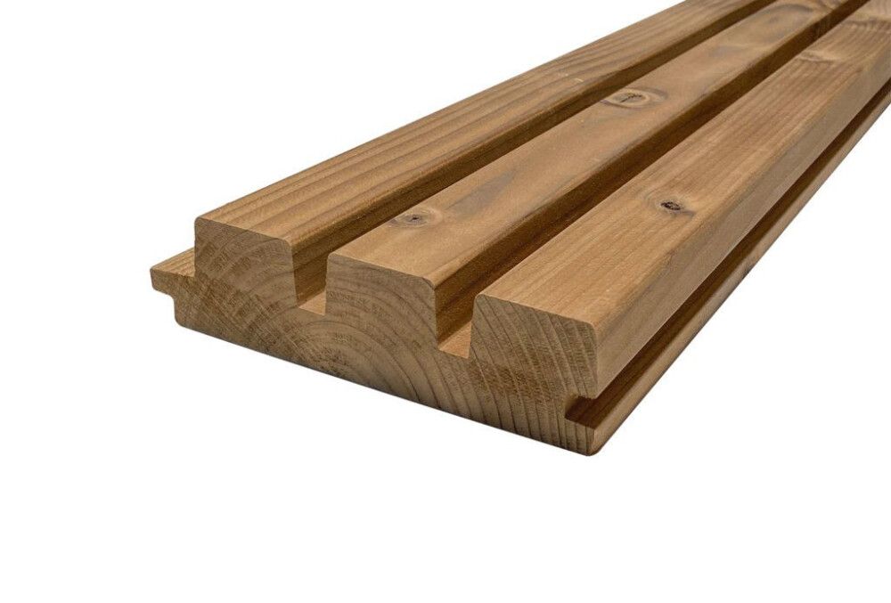 Ulkoverhouspaneeli Luna Triple Shadow 32x140 mm (per metri)