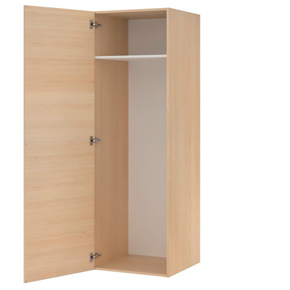 Korkea kaappi Temal 40 x 58 x 182 cm Vaalea tammi Vasen