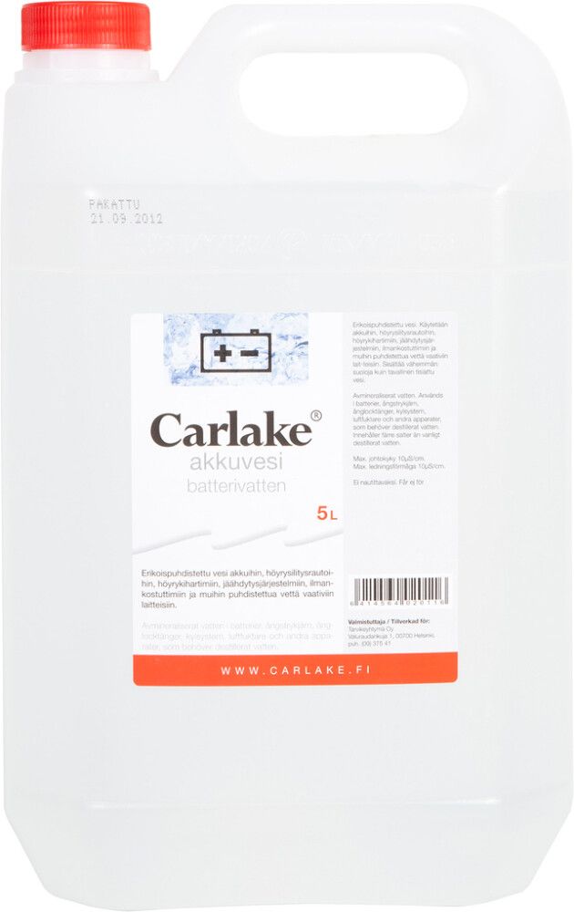Akkuvesi Carlake 5 l