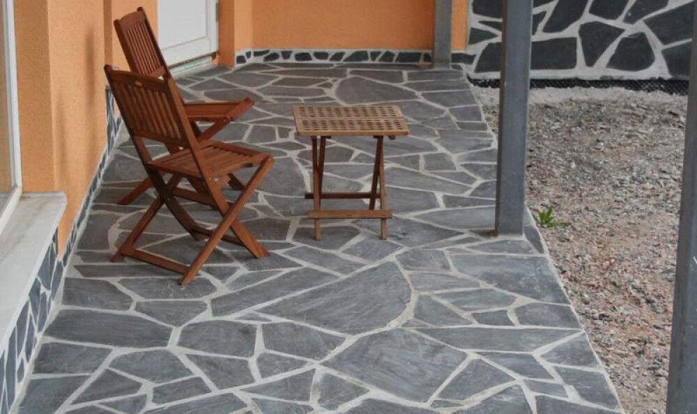 Liuskekivi Majakivi Välimeren tumma 1-2 cm