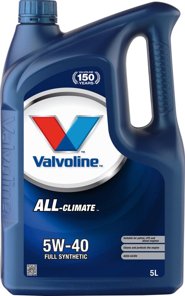 Moottoriöljy Valvoline All Climate 5W-40 5 l