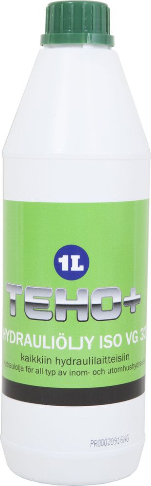 Hydrauliöljy Teho+ 1 l