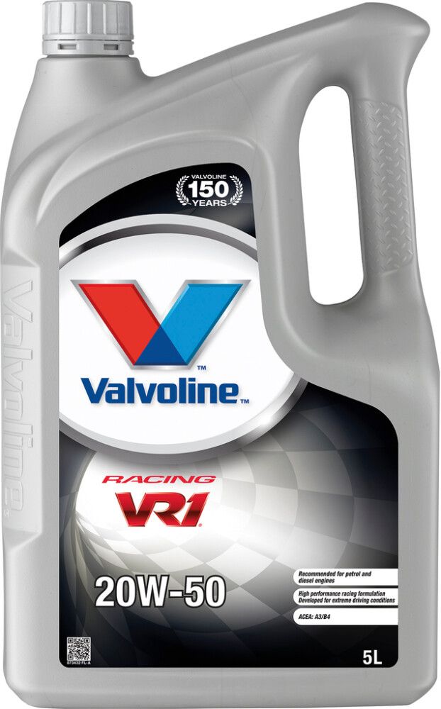 Moottoriöljy Valvoline VR1 Racing 20W-50 5 L
