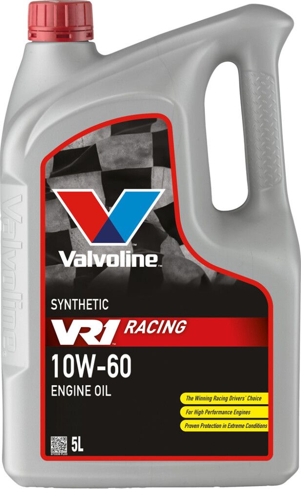 Moottoriöljy Valvoline VR1 Racing 10W-60 5 L