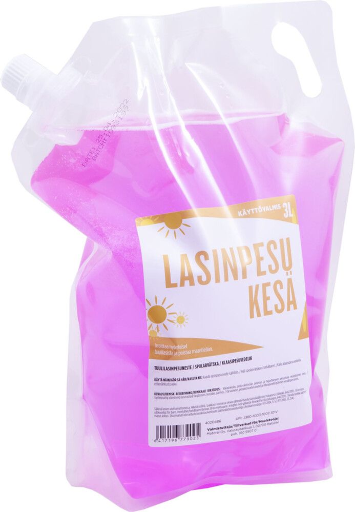 Lasinpesuneste Kesä 3 l