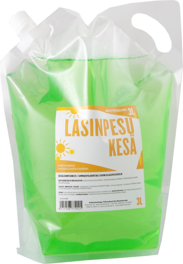 Lasinpesuneste Kesä 3 l