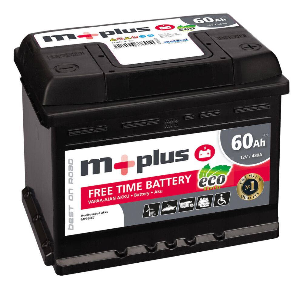 Vapaa-aika akku M+ Energy Eco 60Ah