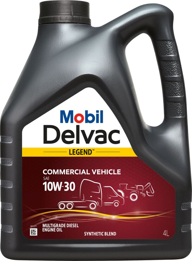 Moniasteöljy Mobil Delvac Legend Commercial Vehicle 10W-30 4 l