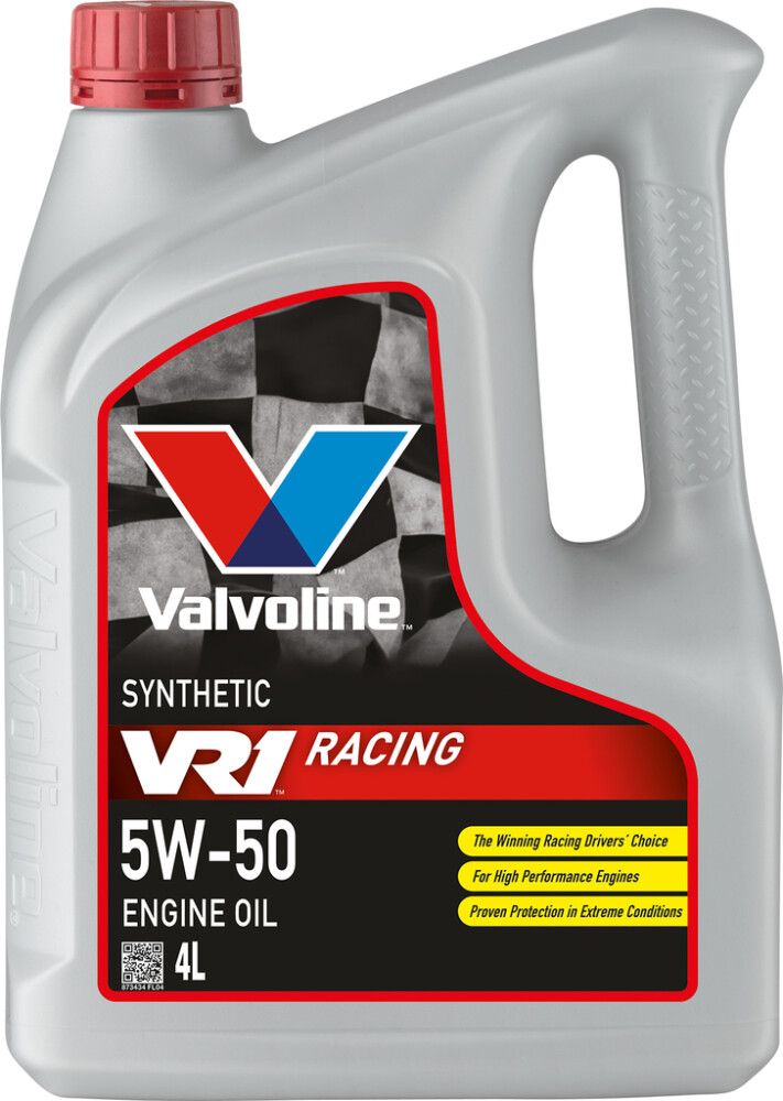 Moottoriöljy Valvoline VR1 Racing 5W-50 4 l