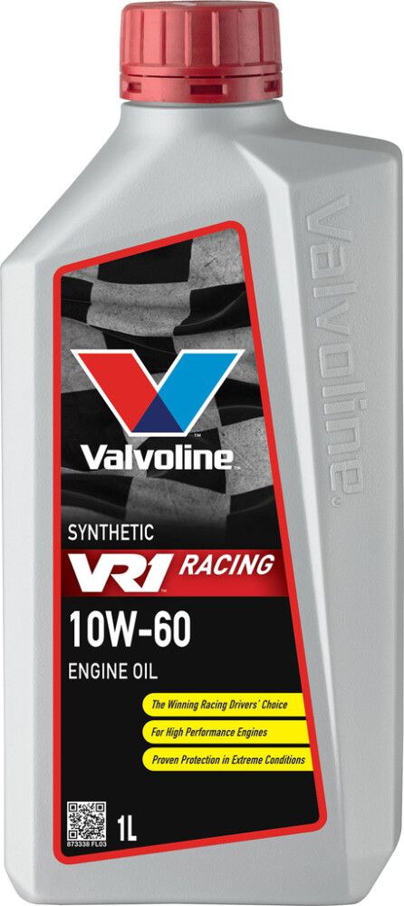 Moottoriöljy Valvoline VR1 Racing 10W-60 1 l