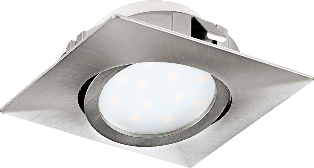 Uppospotti Eglo Pineda 1 84 x 84 mm Valkoinen Suunnattava