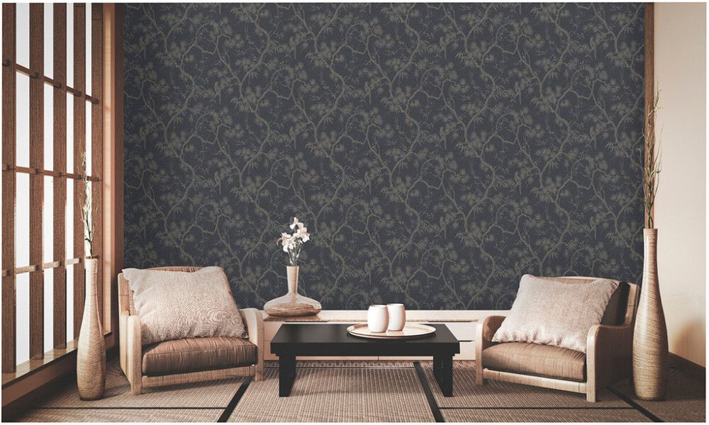 Kuitutapetti A.S. Creation M.Stories II Bonsai Musta-kulta