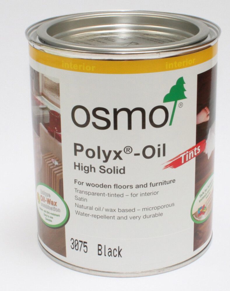 Värillinen Öljyvaha Osmocolor 3075 Ruskeanmusta