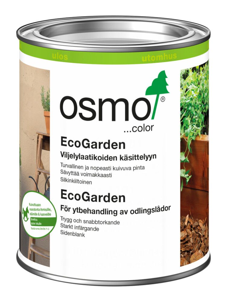 Suojaöljy EcoGarden 7600 Kastanja Ulkokäyttöön 0,75 l