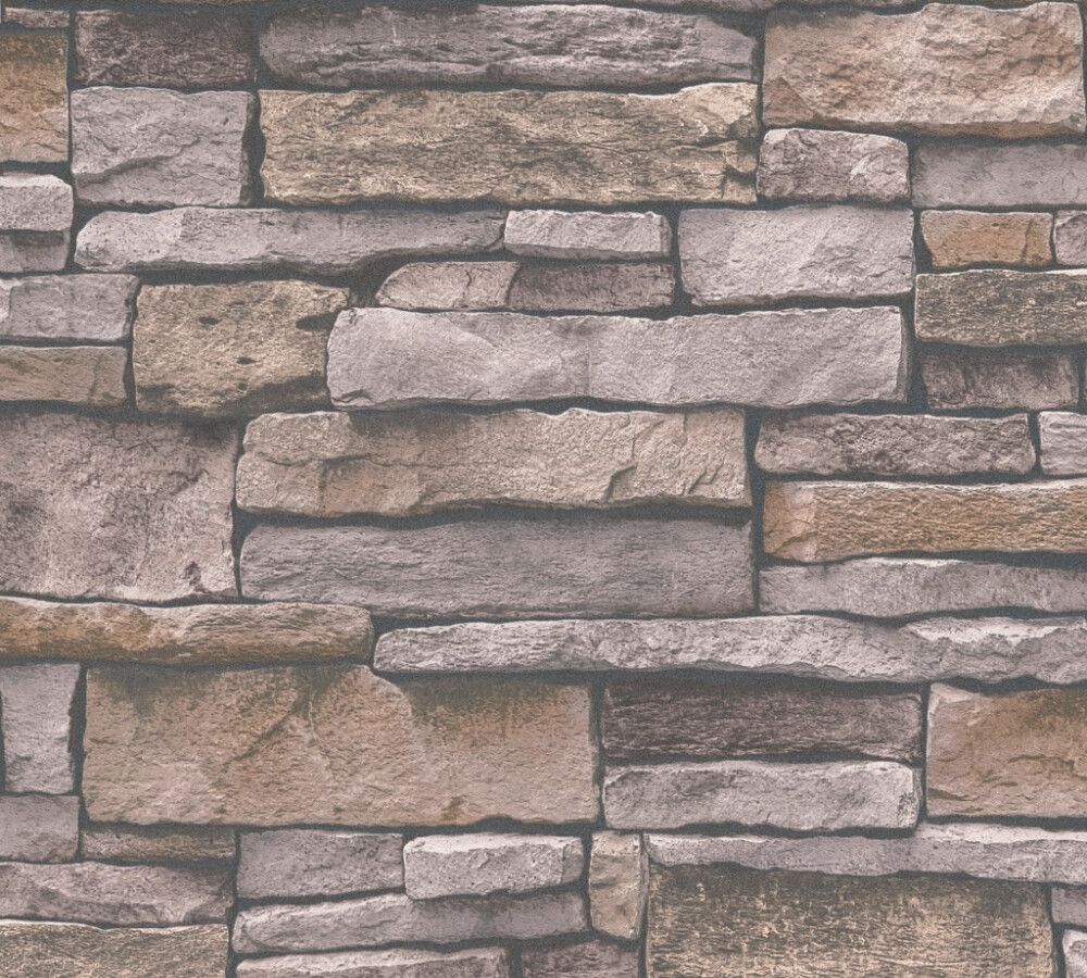 Kuitutapetti A.S. Creation Wood'n Stone Muurikivi