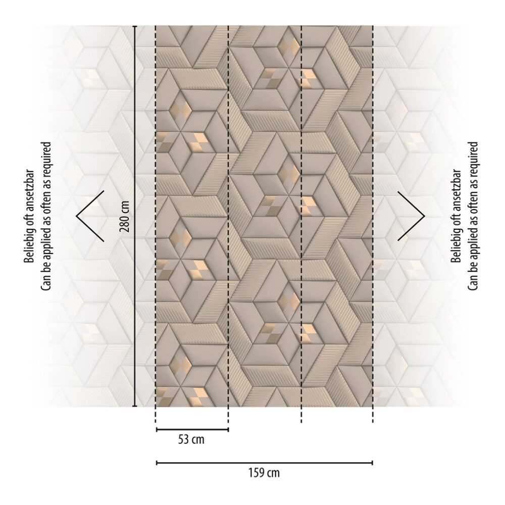 Kuitutapetti A.S. Creation Digiprint Particles 39178-1