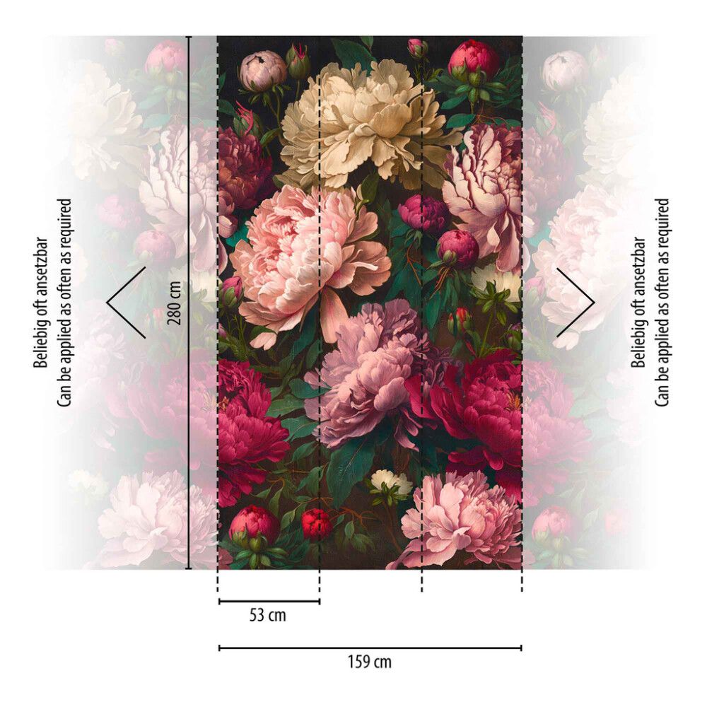 Kuitutapetti A.S. Creation Digiprint Peony 39862-1