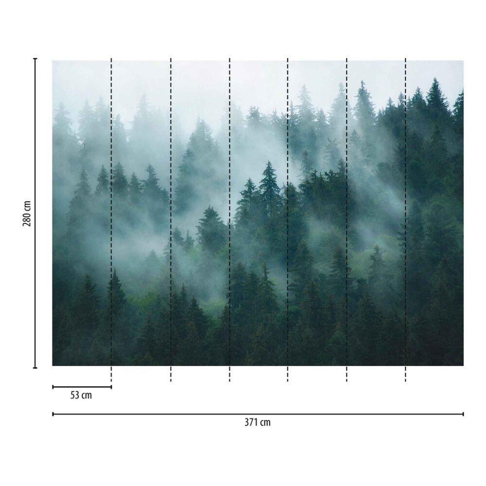 Kuitutapetti A.S. Creation Digiprint Misty Forest 39898-1