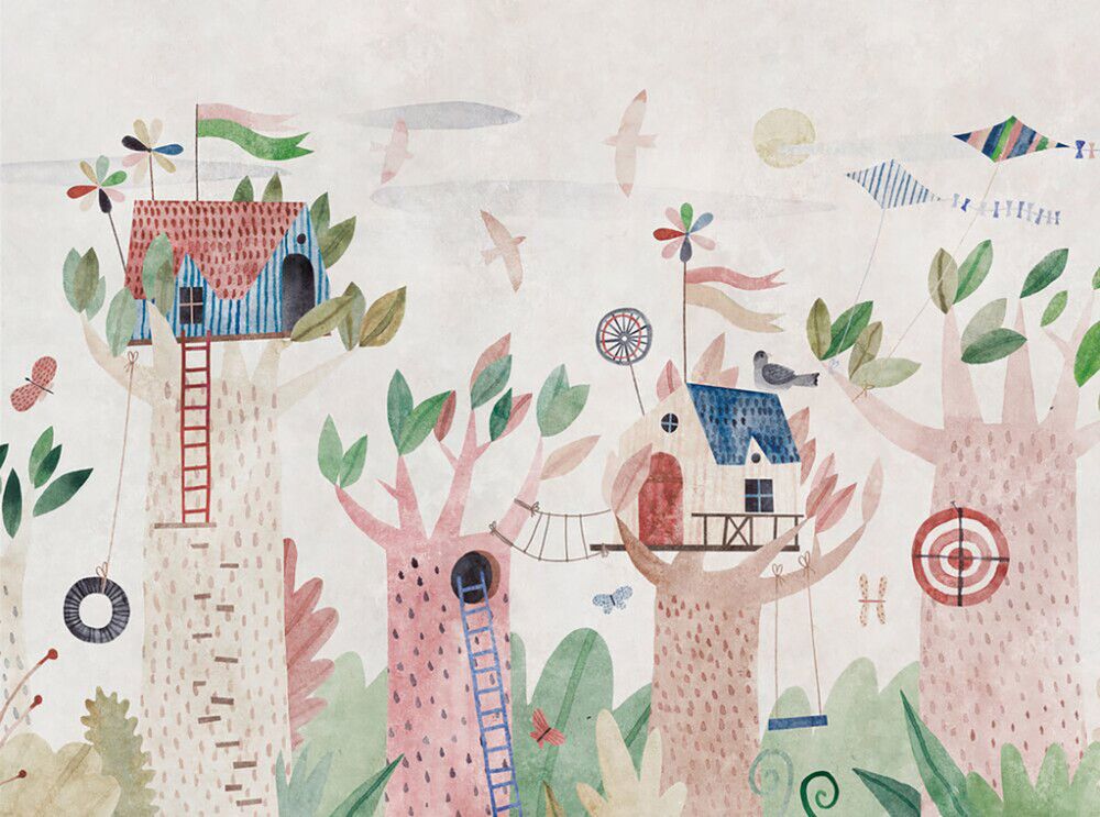 Kuitutapetti A.S. Creation Digiprint Tree House 39906-1