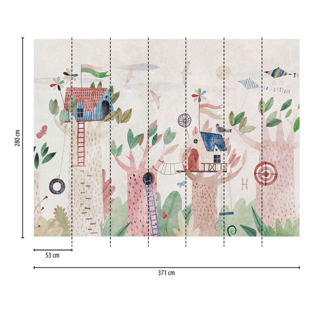 Kuitutapetti A.S. Creation Digiprint Tree House 39906-1