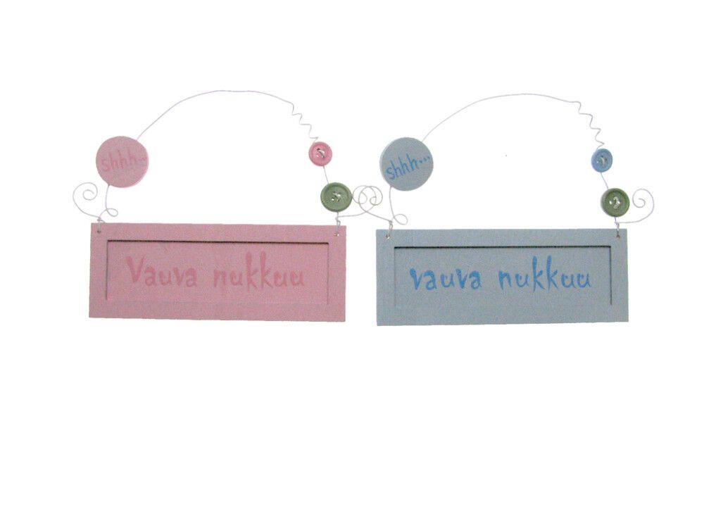 Kyltti Weiste Vauva nukkuu lajitelma