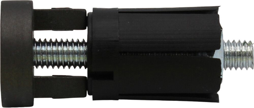 Päätykappale 20 mm Match 2 kpl Antrasiitti