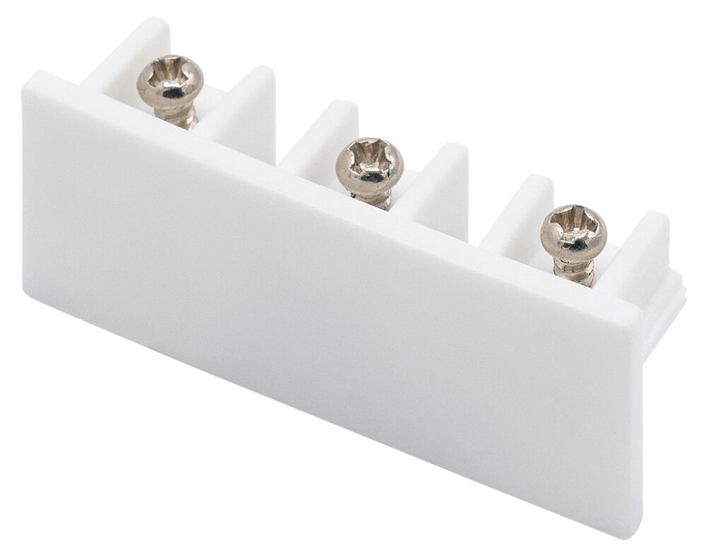 Päätykappale Smart 3-Ura 2 kpl Valkoinen