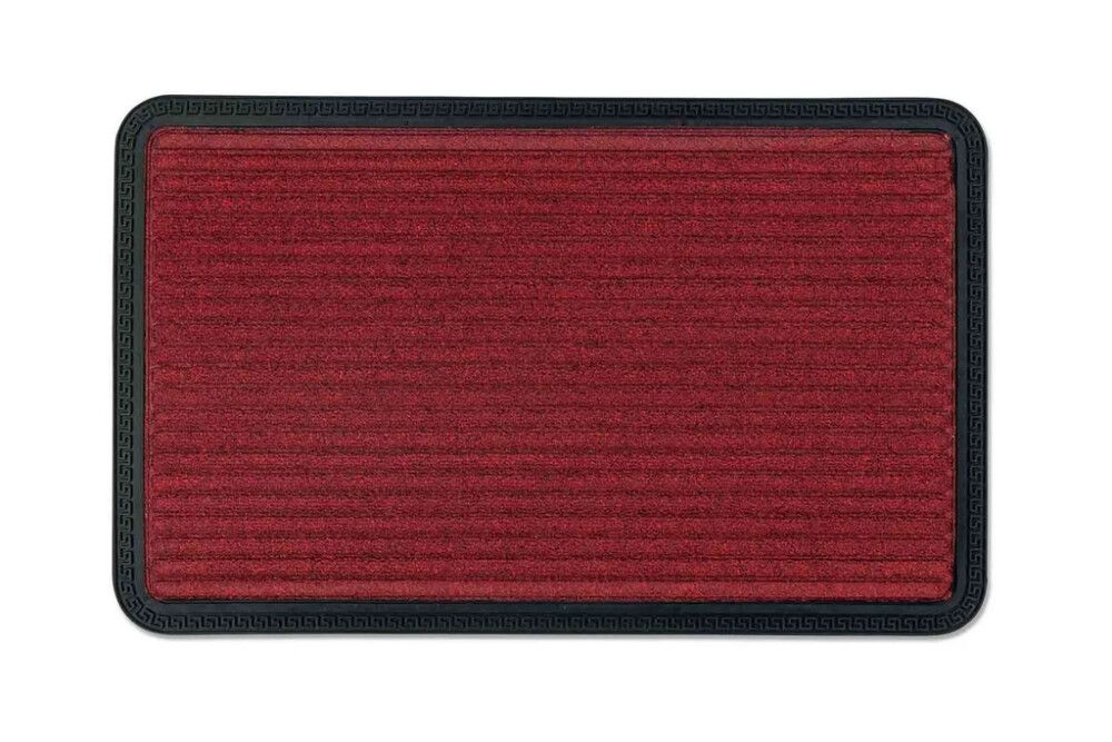 Kynnysmatto Astra Border Star punainen 40 x 60 cm