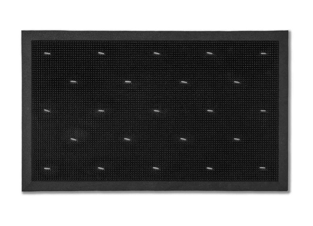 Kynnysmatto Astra Border Pin musta 45 x 75 cm