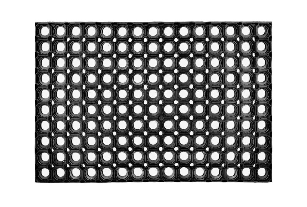 Kynnysmatto Astra Quadro musta 80 x 120 cm