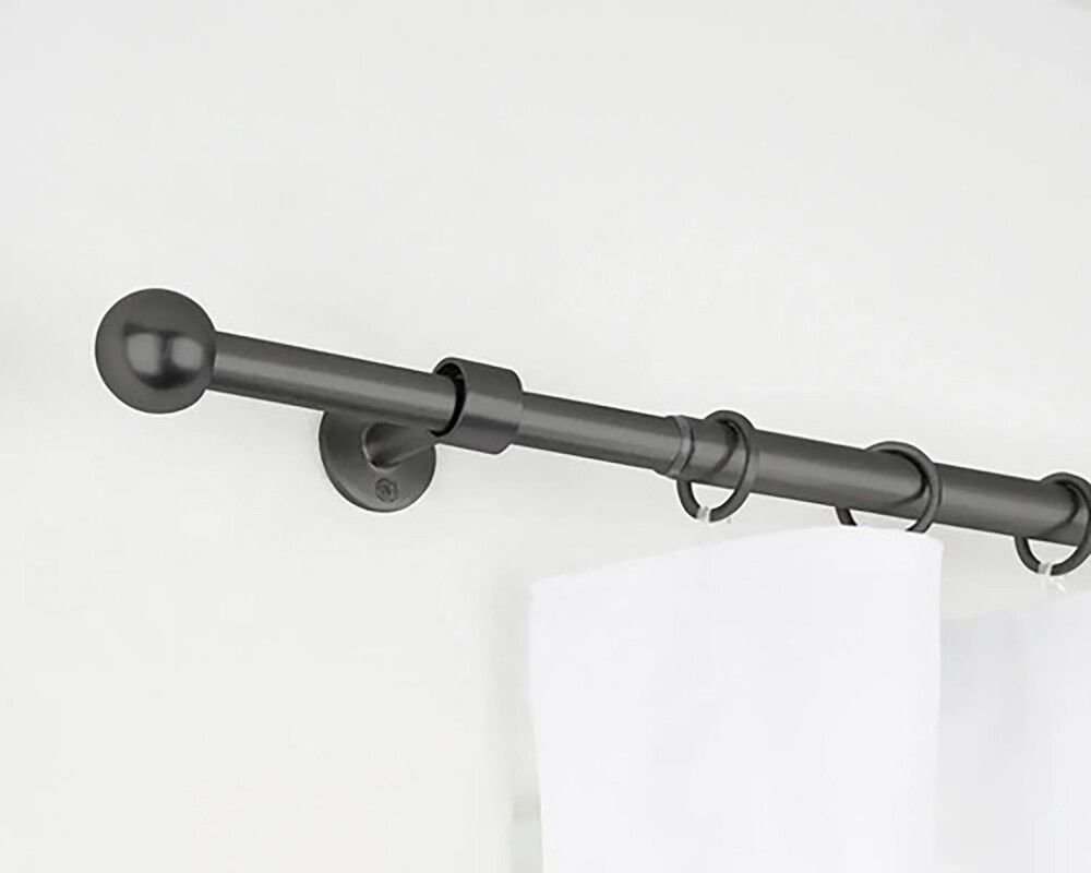 Verhotankosetti Expo Ambiente musta 120-210 cm