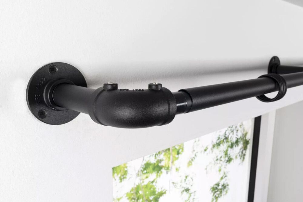 Verhotankosetti Expo Ambiente Industrial Look musta 160-280 cm