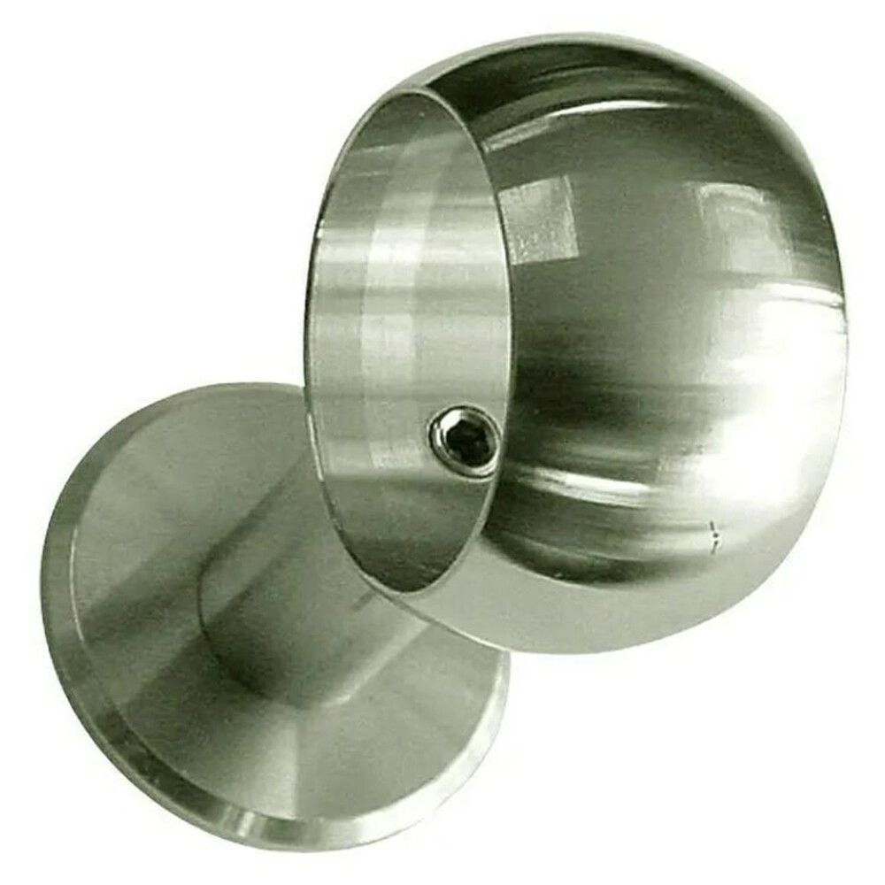 Seinäkiinnike Treba WS1 Kaiteelle Hopea 2 Kpl