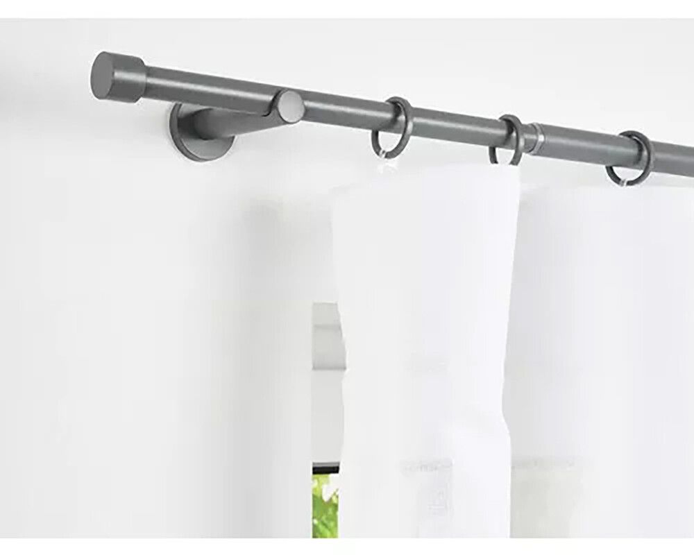 Verhotankosetti Expo Ambiente tummanharmaa 160-280 cm