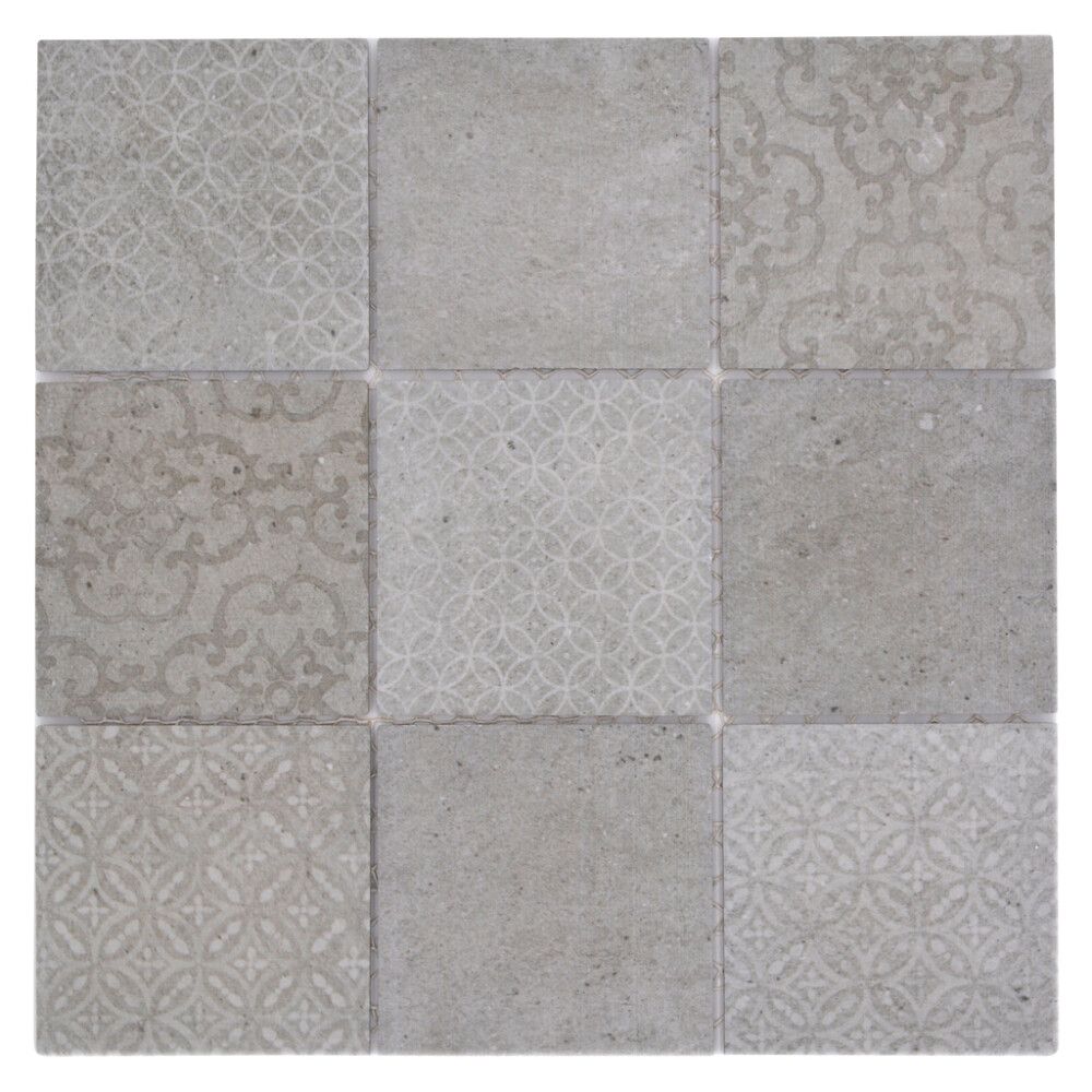 Mosaiikkilaatta Shabby Cello Harmaa 29,8 x 29,8 cm