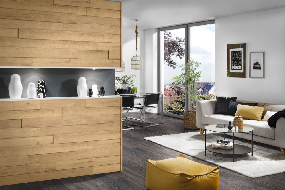 3D-seinäpaneeli Krono Original Sundance Oak 12 x 132 x 1296 mm