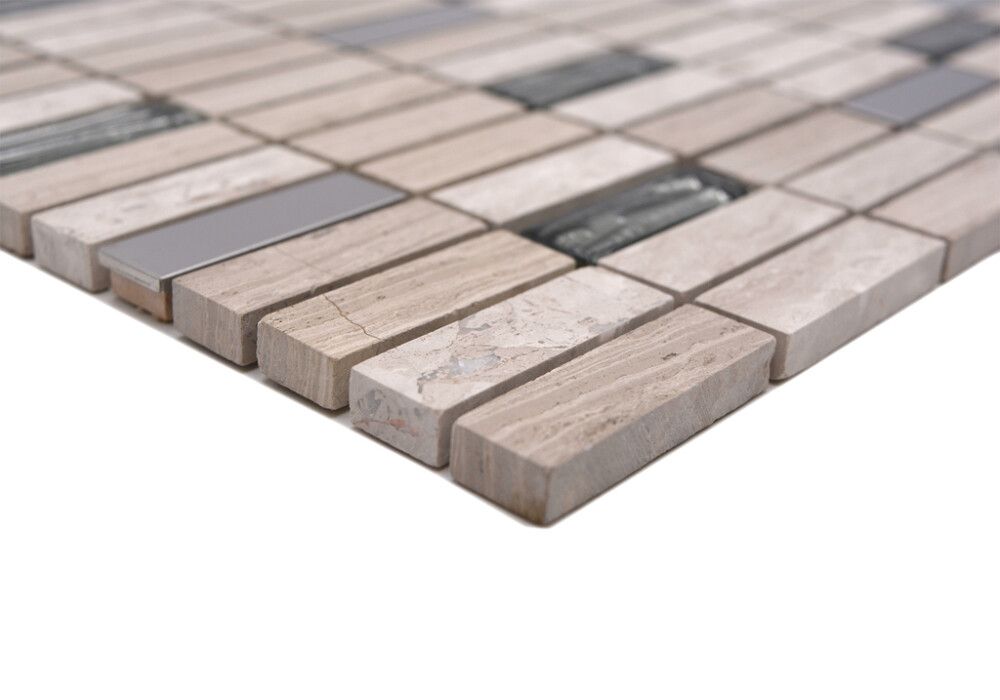 Mosaiikkilaatta Crystal Mix XNM SM67 Beige 29,8 x 30,4 cm