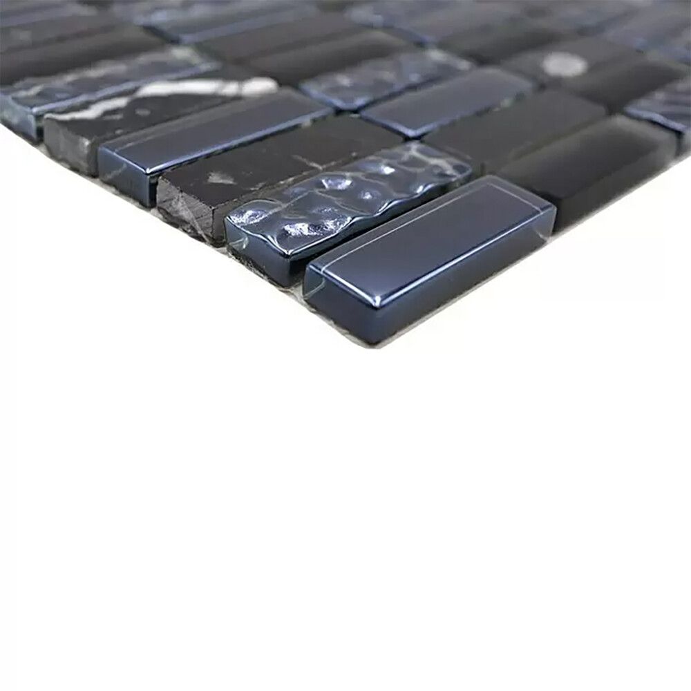 Mosaiikki Crystal Mix XBH SM118 Musta/Sininen 30,4 x 29,8 cm