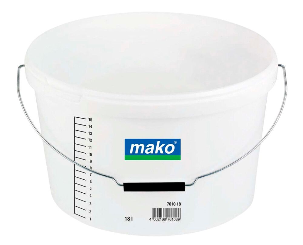Maaliämpäri Mako Komfort valkoinen 12 l