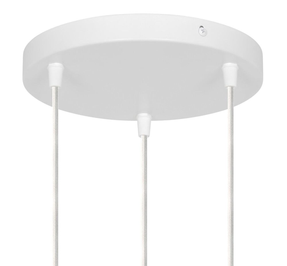 Kattokupu Nordlux Luana 3-os Ø 22 cm Valkoinen