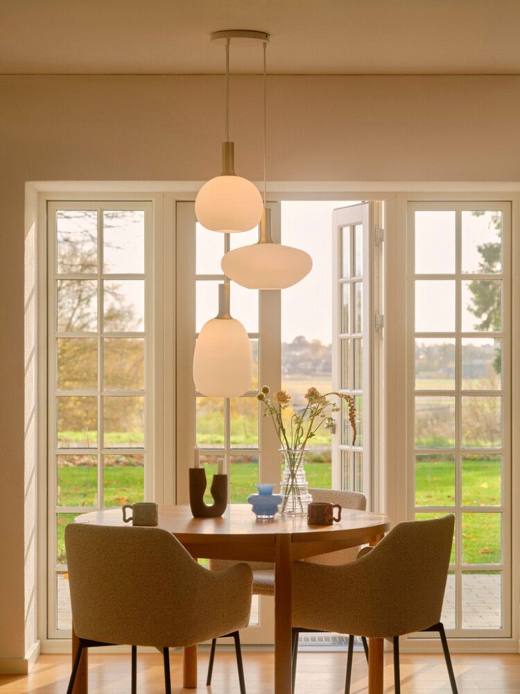 Kattokupu Nordlux Luana 3-os Ø 22 cm Valkoinen